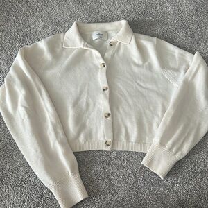 Aritzia Wilfred Nextdoor Merino Wool Cardigan Sweater - M